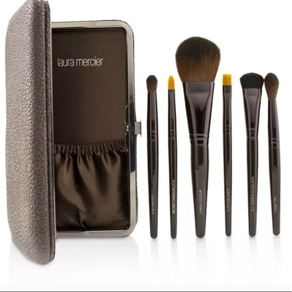 Laura Mercier SET 6pc - Brush Set Travel Case – beautyforallnyc