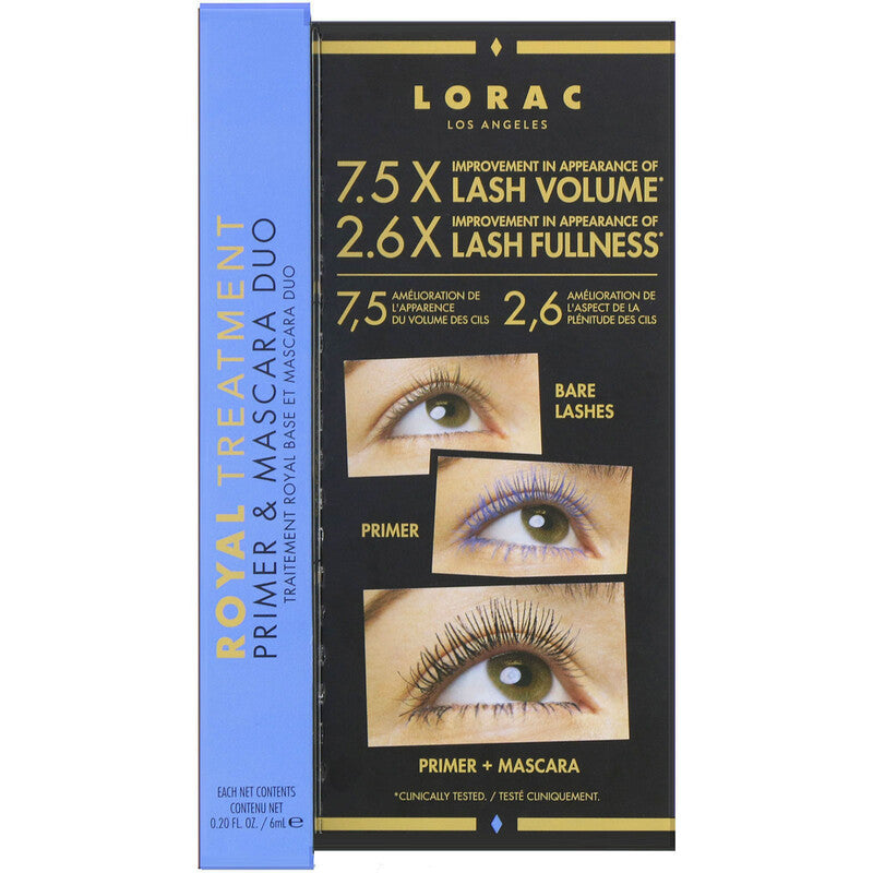 Lorac - Royal Treatment Primer and Mascara Duo 0.2 oz - Black