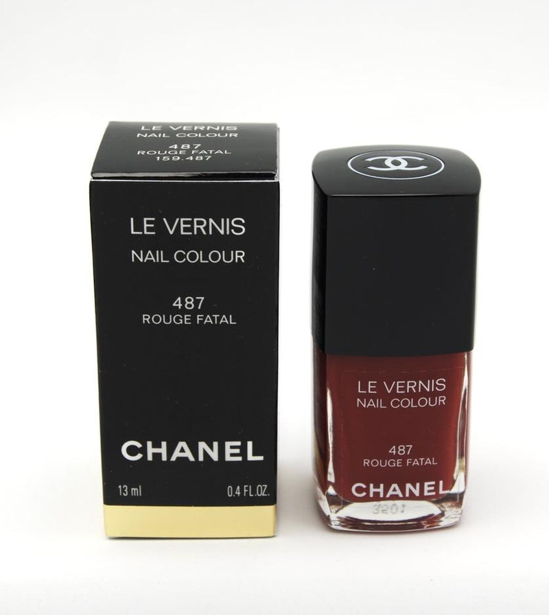 Chanel Nail Polish .4 oz - Rouge Fatal #487