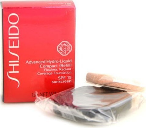 Shiseido Advanced Hydro-Liquid Compact (REFILL) SPF 15 Sunscreen .42 oz - Very Deep Beige B 100