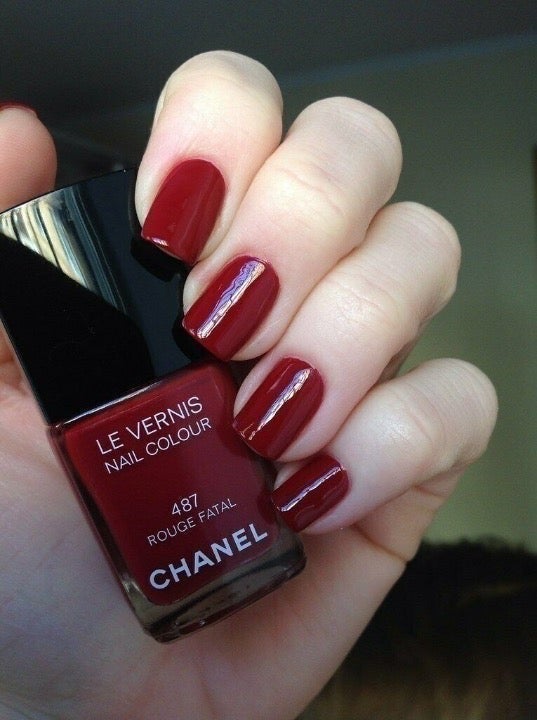 Chanel Nail Polish .4 oz - Rouge Fatal #487